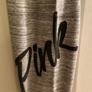 Gray sweatpants from Victoria secret.